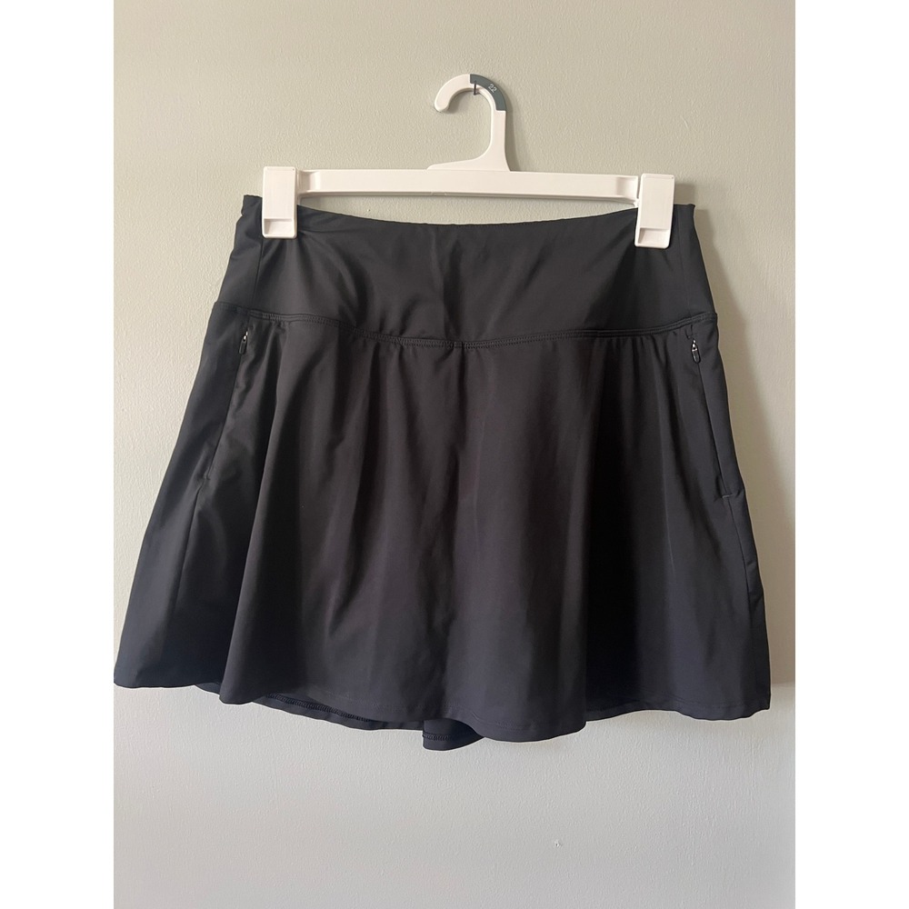 Calia Skort Black Stretchy Athletic Golf Workout Running Women Size Large